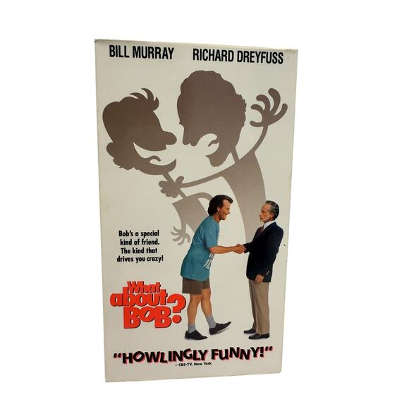 What About Bob (VHS, 1991) Bill Murray Richard Dreyfuss Frank Oz - Picture 1 of 7